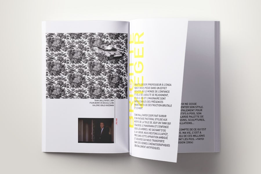 Léa Candat _ Graphiste - Webdesigner _ Nancy - Maxéville - Lorraine - Projets _ Graphisme _ Catalogue exposition _ 1+1 _ Nancy