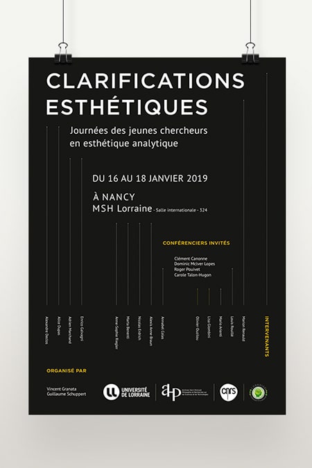 Clarifications esthétiques