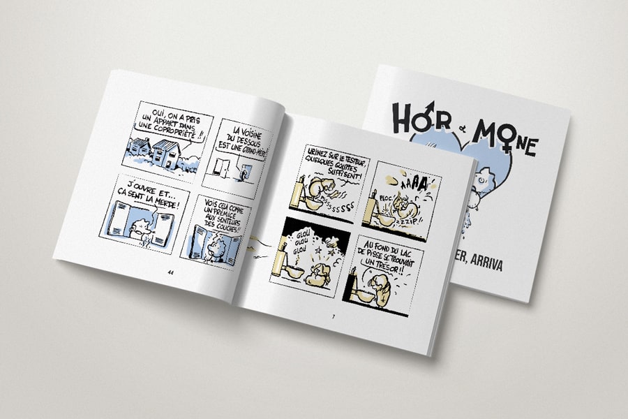 Léa Candat _ Graphiste - Webdesigner _ Nancy - Maxéville - Lorraine - Projets _ Graphisme _ Livre - BD _ Hor et Mone _ Tome 2 _ Lorraine